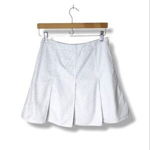 GAP White Pleated Mini Skirt Lined Y2K Size 2